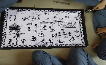 Warli Art Drawing